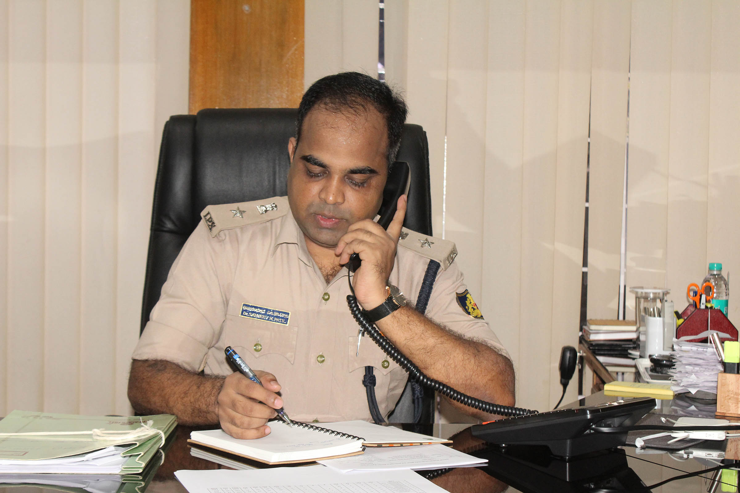 ನಗರದ ಪಾರ್ಕಿಂಗ್ ಸಮಸ್ಯೆ ಪರಿಹಾರಕ್ಕೆ ಕ್ರಮ: ಎಸ್ಪಿ ಡಾ.ಪಾಟೀಲ್